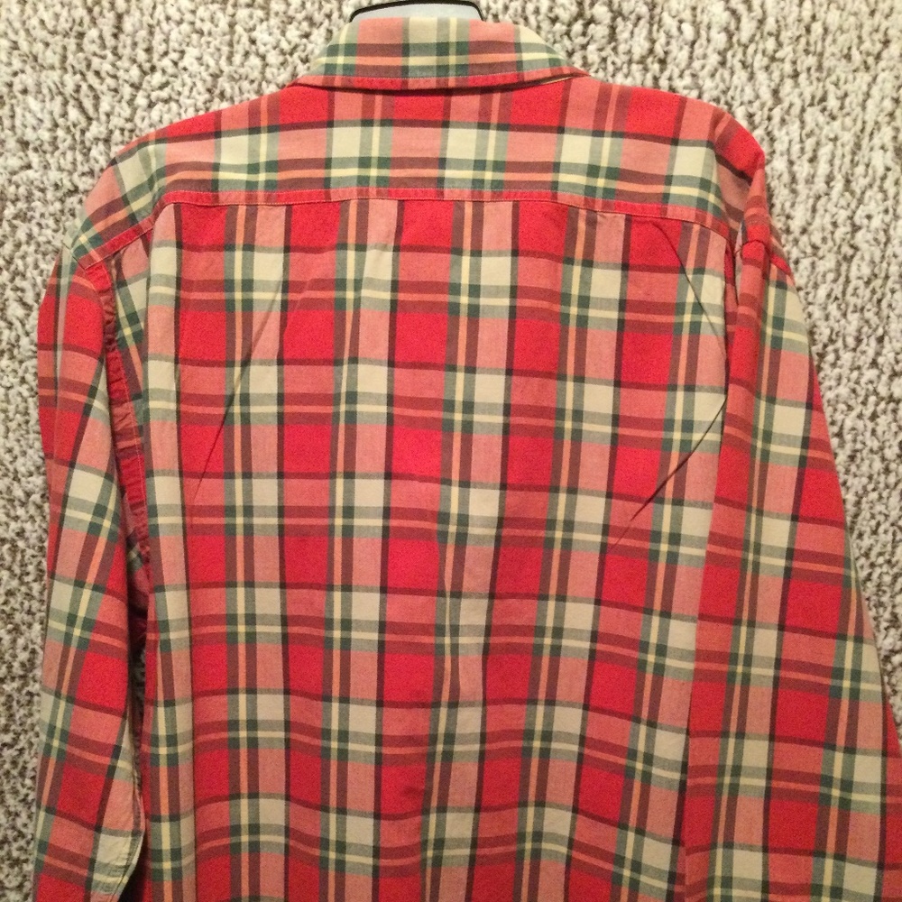 Abercrombie & Fitch Long Sleeve Plaid Button Down Shirt - Picture 3 of 3